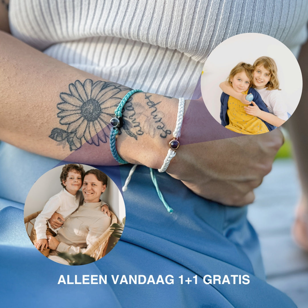 Foto armband 1+1 GRATIS