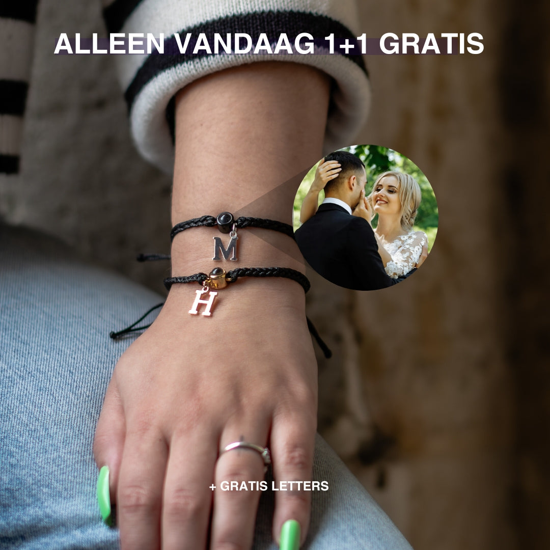 Foto Armband met Letter